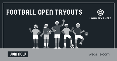 Try Outs are Open Facebook ad Image Preview