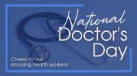 Celebrate National Doctors Day Facebook Event Cover Design