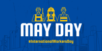 May Day Twitter Post Design