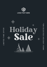 Holiday Countdown Sale Poster Design