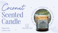 Coconut Scented Candle Facebook event cover Image Preview