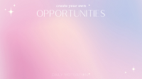 Dream Sparkling Gradient Zoom Background Design