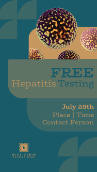 Geometrical Hepatitis Testing Instagram Reel Image Preview