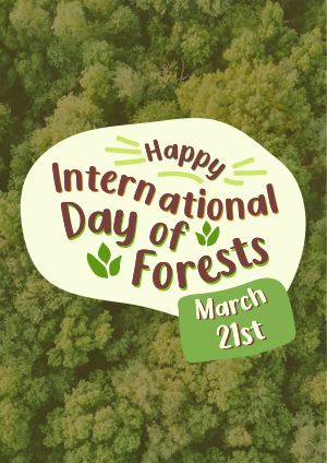 International Day of Forests  Flyer Image Preview