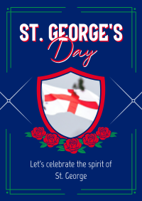 St. George's Day Celebration Flyer Design