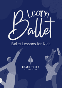 Kids Ballet Lessons Poster Image Preview