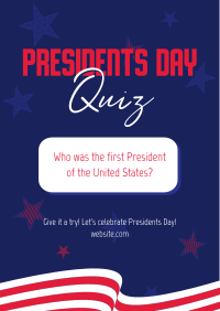 Presidents Day Pop Quiz Poster Image Preview