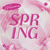 Floral Welcome Spring Instagram post Image Preview