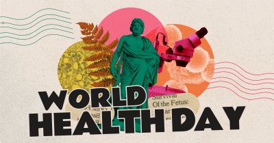 World Health Day Collage Facebook ad Image Preview