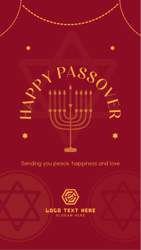 Happy Passover Greetings TikTok Video Design