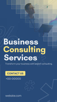 Generic Business Consultation Instagram Reel Image Preview