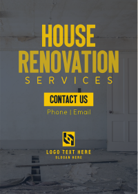 House Renovation Flyer Design