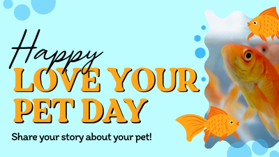 Bubbly Pet Day Facebook event cover Image Preview