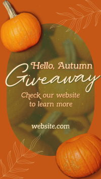 Hello Autumn Giveaway YouTube Short Preview