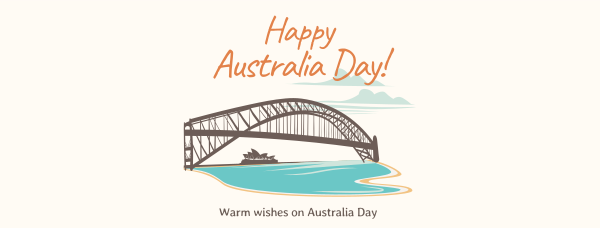 Australia Harbour Bridge Facebook Cover Design Image Preview