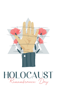 Remembering Holocaust Instagram Story Design