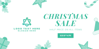 Cute Christmas Sale Twitter post Image Preview