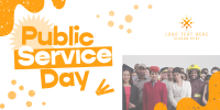 Public Service Day Twitter post Image Preview