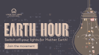 Earth Hour Light Bulb Animation Image Preview
