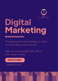 Digital Marketing Course Flyer Image Preview