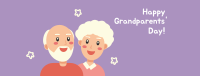 Grandparents Day Illustration Greeting Facebook cover Image Preview