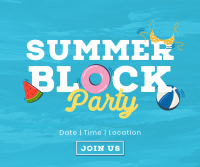 Floating Summer Party Facebook post Image Preview