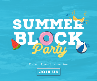 Floating Summer Party Facebook Post Image Preview