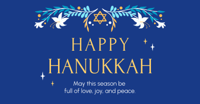 Celebrating Hanukkah Facebook ad Image Preview