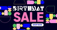 It's your Birthday Sale Facebook Ad Design