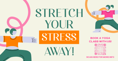 Stretch Your Stress Away Facebook ad Image Preview