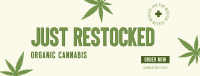 Cannabis on Stock Facebook cover Image Preview