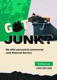 Junk Removal Service Poster Preview