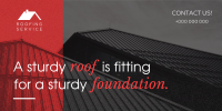 Professional Roofing Service Twitter post Image Preview