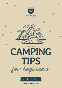 Camping Tips For Beginners Flyer Image Preview