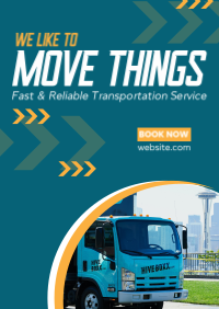 Trucking Service Company Flyer Image Preview