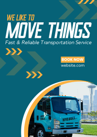 Trucking Service Company Flyer Image Preview