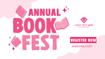 Annual Book Event Facebook event cover Image Preview