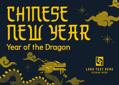 Year of the Dragon  Postcard Image Preview