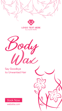 Body Waxing Service Facebook story Image Preview