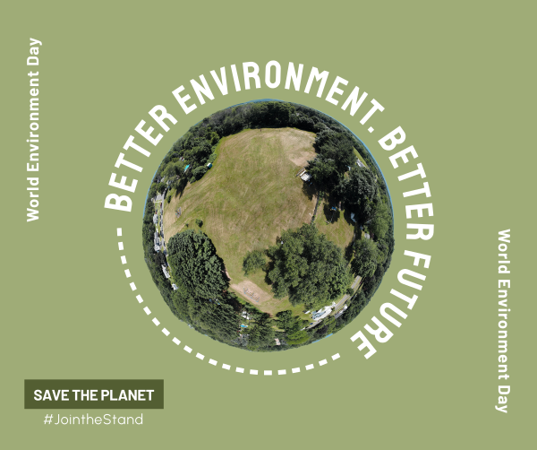 Better Environment. Better Future Facebook Post Design Image Preview