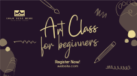 Doodle Class Facebook event cover Image Preview