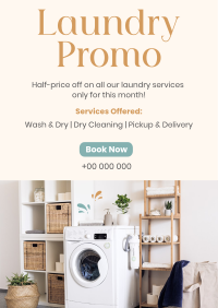 Affordable Laundry Poster Design