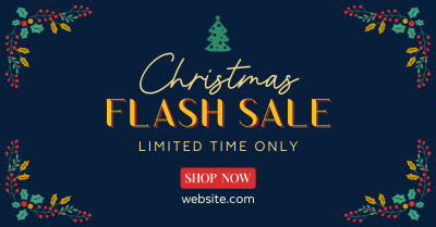 Christmas Flash Sale Facebook ad Image Preview