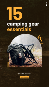 Camping Bag Facebook story Image Preview