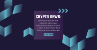 Cryptocurrency Breaking News Facebook Ad Design