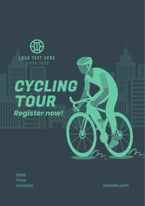 City Cycling Tour Flyer Image Preview