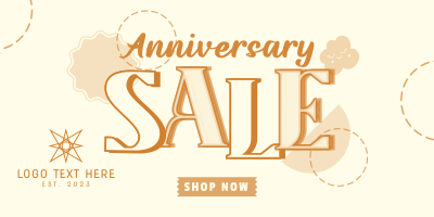 Hippie Anniversary Sale Twitter Post Image Preview