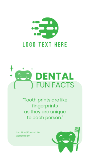 Dental Facts Instagram story Image Preview
