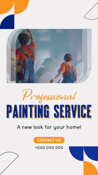 Professional Painting Service Instagram Story Design