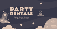 Party Rentals For Kids Facebook Ad Design